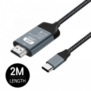 [케이엠에스파트너] C타입 To HDMI 4K 미러링케이블 &gt; 영상가전